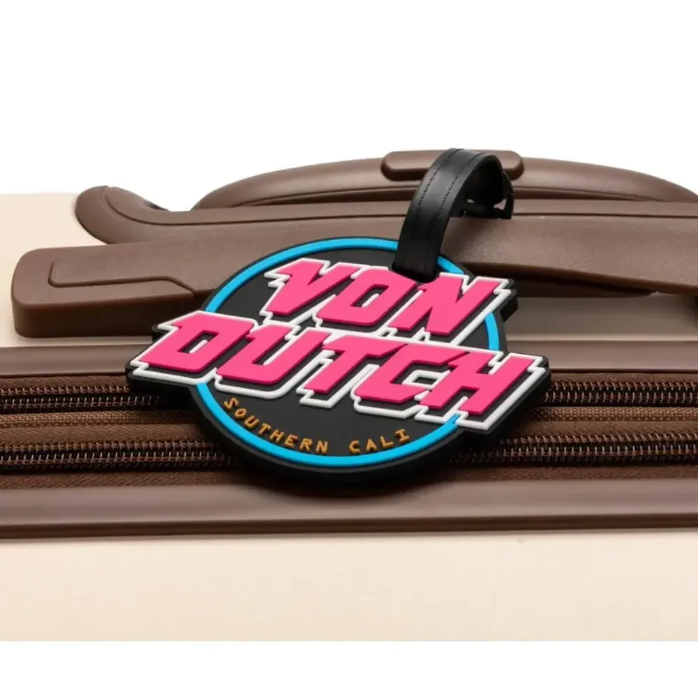 Von Dutch Neon Suitcase ID Tag Set - 2-Piece (New)